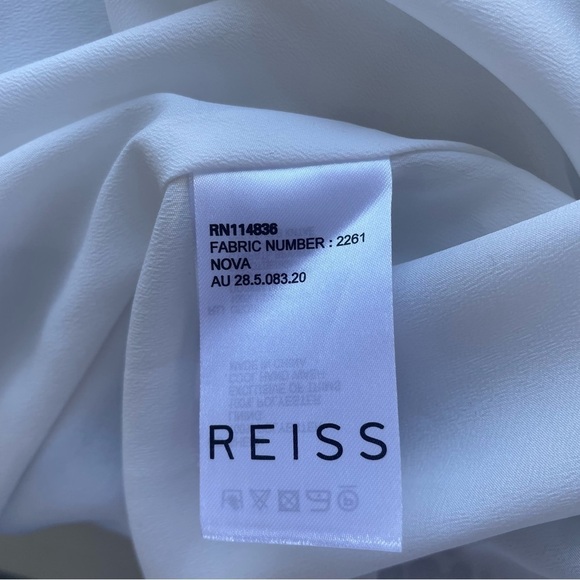 Reiss nova black and white print flowy skirt 30992 - Picture 13 of 13